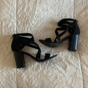 Black Square High Heels by Lauren Conrad